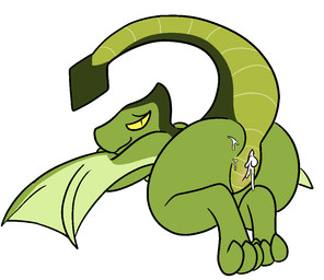 after_sex ambiguous_gender animal_genitalia anthro bodily_fluids butt claws cloaca cum cum_in_cloaca cum_inside genital_fluids genitals looking_at_viewer nude sex simple_background smile solo vertical_cloaca trout_(artist) kobold reptile scalie 2016 aliasing digital_media_(artwork)