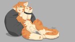 animal_genitalia anthro arms_tied balls bdsm bodily_fluids bondage bound cum cum_in_ass cum_inside cum_on_face flacei fully_sheathed fur genital_fluids genitals male orange_body orange_fur penis pillow sheath solo tail wrists_together abys_171 furrycat domestic_cat felid feline felis mammal 16:9 hi_res widescreen