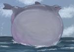 ambiguous_gender belly big_belly detailed_background feral huge_belly hyper hyper_belly inflation outside resting_on_belly sea seascape sky solo water tiarhlu cetacean dolphin mammal marine oceanic_dolphin toothed_whale