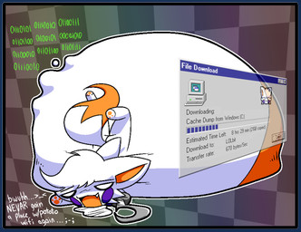 >_< abdominal_bulge ambiguous_gender ambiguous_pred ambiguous_prey anthro anthro_pred belly big_belly binary_code bodily_fluids border digestion_noises dipstick_tail downloading drooling emoticon eyes_closed fangs fur head_tuft hook hook_hand huge_belly hyper hyper_belly lying markings multicolored_body multicolored_fur narrowed_eyes on_front open_mouth open_smile orange_body orange_fur orange_tongue overweight overweight_ambiguous overweight_anthro paws popup purple_body purple_fur rumbling_stomach saliva smile solo tail tail_markings teeth text tongue transparent_border tuft vore white_body white_fur main_man_gunch five_nights_at_freddy's five_nights_at_frickbear's_(series) five_nights_at_frickbear's_3 scottgames windows_98 lolbit_(frickbear's) canid canine fox mammal 2026 alpha_channel digital_drawing_(artwork) digital_media_(artwork) english_text hi_res