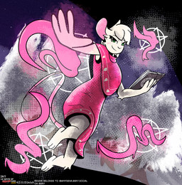 3_toes 4_fingers anthro blush book casting_spell clothed clothing detailed_background feet femboy fingers fur green_eyes hair halftone_shading looking_at_viewer magic magic_user male occult_symbol pentagram plant smile solo spellbook summoning summoning_circle symbol tail tentacles text toes tree white_body white_fur secretagentarc reggie_(whygena) mammal mouse murid murine rat rodent 2025 absurd_res colored digital_media_(artwork) english_text halftone hi_res shaded