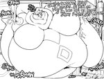 anthro belly big_belly big_breasts big_butt blobby breasts butt dialogue eyes_closed featureless_breasts female full_incense hair huge_belly huge_breasts huge_butt huge_thighs hyper hyper_belly hyper_breasts hyper_butt hyper_thighs immobile inflation markings morbidly_obese morbidly_obese_anthro morbidly_obese_female navel obese obese_anthro obese_female open_mouth overweight overweight_anthro overweight_female solo sound_effects stuck text thick_thighs weight_gain garuda_six nintendo pokemon generation_3_pokemon latias legendary_pokemon pokemon_(species) black_and_white character_request monochrome