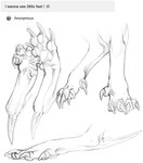 266 5_toes biped claws feet foot_fetish foot_focus heel_claw long_feet male not_furry pawpads simple_background soles solo text toe_claws toes tumblr_ask lilaira microsoft minecraft mojang xbox_game_studios enderman humanoid black_and_white english_text monochrome multiple_images sketch