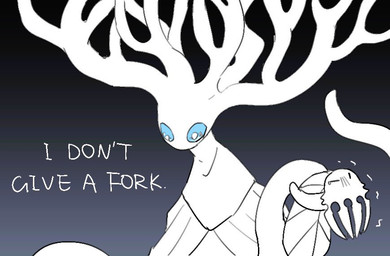 4_horns anthro blue_eyes carrying_another carrying_partner duo eyes_closed female gradient_background holding_partner horn humor husband_and_wife male male/female married_couple multi_horn plant pun simple_background size_difference tentacles text three-quarter_view white_body katatsumu_ktkt hollow_knight_(franchise) team_cherry pale_king_(hollow_knight) white_lady_(hollow_knight) arthropod elemental_creature flora_fauna 2026 digital_drawing_(artwork) digital_media_(artwork) english_text half-length_portrait portrait