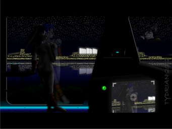 anthro arm_warmers armwear beverage biped camera camera_view city cityscape clothing dark drinking duo female lake leg_warmers legwear male night photographer rear_view recording reflection sky soda solo_focus star starry_sky urban_lights voyeur window tydrian raniese domestic_cat felid feline felis lagomorph leporid mammal rabbit 4:3 digital_media_(artwork) full-length_portrait portrait