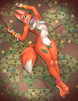 4_toes 5_fingers anklet anthro biped bird's-eye_view bracelet breasts casual_nudity censored_genitalia censored_nipples censored_vulva claws coin convenient_censorship digit_ring digitigrade dipstick_tail eyebrows feet female female_anthro fingers front_view fur gem gold_(metal) gold_bracelet gold_jewelry gold_ring high-angle_view hindpaw humanoid_hands jewelry looking_at_viewer lying markings medium_breasts money mostly_nude mostly_nude_anthro mostly_nude_female navel necklace on_back orange_body orange_fur paws pearl_(gem) pearl_anklet pearl_bracelet pearl_necklace pink_nose pose raised_arms ring smile solo tail tail_markings toe_claws toe_ring toes vignette oldoldman dreamworks the_bad_guys diane_foxington canid canine fox mammal censored digital_drawing_(artwork) digital_media_(artwork) full-length_portrait hi_res portrait shaded soft_shading
