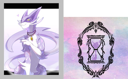 female feral looking_at_viewer pattern_background paws simple_background smile solo tail laiweitui nintendo pokemon yemao_(kianyemao) generation_5_pokemon liepard pokemon_(species) hi_res