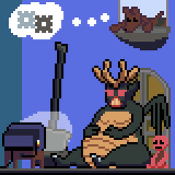 bottomwear brown_body brown_clothing brown_fur cable clothed clothing door electronics fur gear green_clothing hammer loincloth loincloth_only short_loop simple_background television tools topless kawa_kir_(artist) pinscher_5d dark_souls fromsoftware asylum_demon pinscher_(pinscher_5d) canid canine canis domestic_dog hollow_(dark_souls) mammal pinscher 1:1 animated digital_media_(artwork) pixel_(artwork) pixel_animation