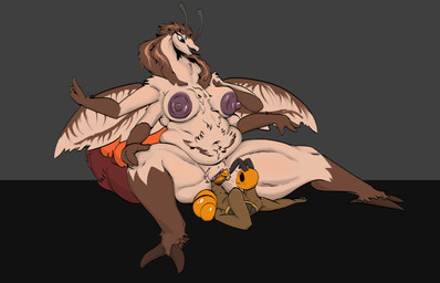 4_arms age_difference antennae_(anatomy) anthro areola arthropod_abdomen belly big_belly big_breasts bodily_fluids body_hair breasts chest_tuft claws clitoris duo female genital_fluids genitals happy_trail hot_dogging insect_wings larger_female male male/female mature_anthro mature_female multi_arm multi_limb navel neck_tuft nipples overweight penis plump_labia precum puffy_areola puffy_nipples sex size_difference smaller_male thick_thighs tuft vulva wings kentuckiyucki arthropod beetle elateroid firefly insect lepidopteran moth 14:9 absurd_res hi_res