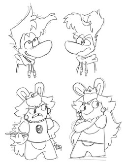 4_fingers anthro big_nose black_eyes bottomless bottomless_anthro bottomless_female cellphone closed_frown closed_smile clothed clothed_humanoid clothed_male clothing confident confident_anthro confident_female crossed_arms crown duo ear_piercing electronics expressions featureless_legs female female_anthro fingers frown furrowed_eyebrows hair hand_on_hip hand_on_own_hip headgear holding_cellphone holding_object holding_phone hoodie long_ears long_hair male male_humanoid mouth_closed noseless phone piercing shirt short_hair simple_background smile standing teeth thin_eyebrows tooth_gap topwear white_background cellystars mario_bros mario_plus_rabbids_kingdom_battle mario_plus_rabbids_sparks_of_hope nintendo raving_rabbids rayman_(series) ubisoft rabbid_peach rayman humanoid lagomorph mammal rabbid raypeople_(rayman) 2024 crossover dated digital_drawing_(artwork) digital_media_(artwork) english_description monochrome signature sketch_page