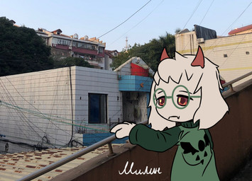 ambiguous_gender anthro eyewear floppy_ears fur glasses horn photo_background solo white_body white_fur young milinkapro deltarune undertale_(series) ralsei bovid caprine goat mammal mixed_media photography_(artwork) male_(lore)