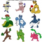 1:1 2012 ampharos amphibian anthro anthrofied azumarill bellossom big_breasts blue_eyes breasts butt elemental_creature eyelashes feet female flaaffy flora_fauna flower fur generation_2_pokemon genitals group hair head_flower head_leaf hoppip humanoid ignatius_husky kneeling leaf looking_at_viewer mammal mareep marill narrow_tail nintendo nipples nude open_mouth plant pokemon pokemon_(species) pokemorph politoed pseudo_bottomwear pseudo_clothing pseudo_skirt pussy rodent simple_background sitting smile spread_legs spreading standing sudowoodo tail tail_orb thin_tail toes tongue white_background