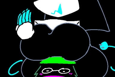 ambiguous_gender anthro black_body blush boob_hat breasts clothed clothing duo female female/ambiguous nun nun_outfit praying tail white_body slem deltarune undertale_(series) ralsei tasque_manager tasque_manager_(nun) darkner 2026 digital_media_(artwork)