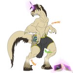 anthro big_bulge book bottomwear bulge clothing cracks cutie_mark excessive_feces feces hooves horn hyper hyper_feces magic male mane mid_transformation paws pooping shorts snap soiling soiling_bottomwear soiling_underwear solo stretched_clothing stretched_underwear tail thick_tail tight_bottomwear tight_bulges tight_clothing tight_shorts tight_underwear transformation underwear conditional_dnp samagthrav2 hasbro my_little_pony dinosaur dromaeosaurid equid equine horse hybrid mammal pony prehistoric_species reptile scalie theropod velociraptor 1:1 hi_res