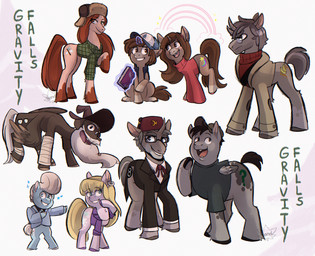 2_horns age_difference band-aid band-aid_on_beard bandage beard black_clothing black_hooves black_mane black_suit black_tail blonde_mane blue_clothing blue_eyes blue_hat blue_headwear blue_suit blue_topwear blue_vest book brown_clothing brown_coat brown_eyes brown_hat brown_headwear brown_hooves brown_mane brown_tail brown_topwear brown_wings cast clothed clothed_female clothed_male clothing coat cutie_mark ear_piercing ear_ring elderly_feral elderly_male eyebrow_through_hair eyebrows eyelashes eyelashes_through_hair eyewear facial_hair feathered_wings feathers female feral fez freckled_face freckles fur furrowed_eyebrows glass glasses green_eyes grey_body grey_eyebrows grey_fur grey_horn grey_mane grey_tail group hair hat headgear headwear hoop_ear_ring hooves horn jacket leg_cast logo long_mane long_tail magic magic_user male mane older_female older_feral older_male on_hind_legs overweight overweight_feral overweight_male piercing pink_clothing pink_sweater pink_tongue pink_topwear purple_clothing purple_hooves purple_jacket purple_shirt purple_topwear quadruped raised_hoof rectangular_glasses red_clothing red_fez red_sweater red_topwear ring_piercing shirt short_mane short_tail sitting smile smiling_at_another standing suit sweater tail tan_body tan_fur teeth text tongue toothy_smile topwear translucent translucent_hair unguligrade unicorn_horn vest white_beard white_dress_shirt white_eyebrows white_facial_hair white_mane white_tail wings yellow_tail young young_female young_feral young_male younger_female younger_feral younger_male nand_maple disney gravity_falls hasbro my_little_pony mythology dipper_pines fiddleford_mcgucket ford_pines gideon_gleeful mabel_pines pacifica_northwest soos_ramirez stan_pines wendy_corduroy earth_pony equid equine horse mammal mythological_creature mythological_equine pegasus pony unicorn 2025 absurd_res artist_logo colored crossover digital_drawing_(artwork) digital_media_(artwork) english_description english_text hi_res brother_(lore) brother_and_sister_(lore) brothers_(lore) nephew_(lore) niece_(lore) sibling_(lore) sister_(lore) twins_(lore) uncle_(lore) uncle_and_nephew_(lore) uncle_and_niece_(lore)