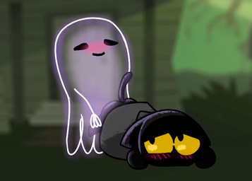 ambiguous_gender ambiguous_penetration anal anal_penetration blush duo male penetration translucent translucent_body loganive google google_doodle magic_cat_academy momo_(google) domestic_cat felid feline felis ghost mammal spirit 2018 animated digital_media_(artwork) loop