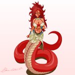 apode big_breasts breasts clothed clothing female legless serpentine simple_background smile solo split_form gmanaku069 animal_humanoid draconcopode humanoid lamia reptile reptile_humanoid scalie scalie_humanoid snake snake_humanoid 1:1 absurd_res digital_media_(artwork) hi_res