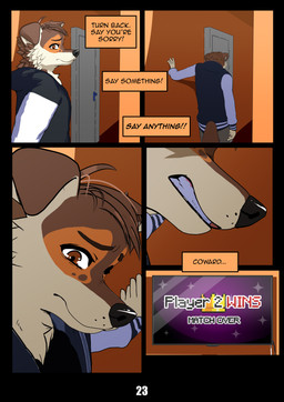 anthro borderless_panel brown_eyes clothed clothed_anthro clothed_male clothing college_clothing college_dorm college_jacket college_logo college_student dialogue fully_clothed fully_clothed_anthro fully_clothed_male hoodie male page_number sad showing_teeth speech_box standing topwear ariesartist matthew_(ariesartist) border_collie canid canine canis collie domestic_dog herding_dog mammal pastoral_dog sheepdog 3d_(artwork) absurd_res blender_(artwork) comic digital_media_(artwork) hi_res