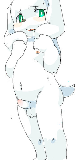 anthro balls barefoot biped blush bodily_fluids embarrassed erection feet genitals humanoid_genitalia humanoid_penis looking_at_viewer male navel nipples nude open_mouth penis shota solo standing sweat sweatdrop young young_anthro noriburu doraemon peko canid canine canis domestic_dog mammal aliasing digital_media_(artwork)