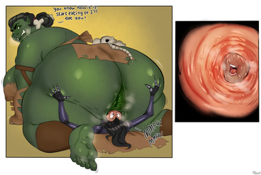 anus big_breasts big_butt bone breasts butt cunnilingus cybernetics death_by_snu_snu dialogue dominant dominant_female duo facesitting female female_on_top forced genitals green_body green_skin huge_butt human_on_humanoid interspecies larger_female looking_back machine male male/female male_on_bottom not_furry on_bottom on_top oral overweight overweight_female sex sharp_teeth simple_background sitting_on_another size_difference skull smaller_male snout_fuck teeth text vaginal vulva roly cyborg human humanoid mammal orc english_text hi_res