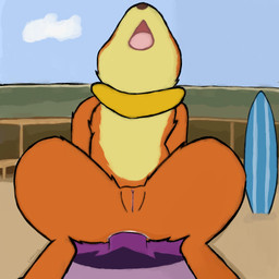 anal anal_penetration beach clitoris cloud cowgirl_position duo female fence feral from_front_position fur genitals humanoid_genitalia humanoid_penis looking_pleasured male male/female multicolored_body multicolored_fur on_bottom on_top open_mouth orange_body orange_fur penetration penis sand sex surfboard tan_body tan_fur two_tone_body two_tone_fur vulva limxxaa nintendo pokemon mrgthebunny ambiguous_species buizel generation_4_pokemon pokemon_(species) 1:1 absurd_res colored_sketch hi_res sketch