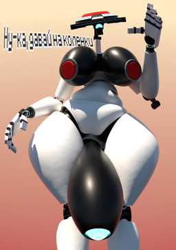 balls belly big_breasts big_penis black_balls black_breasts black_nipples black_penis breasts genitals glistening glistening_breasts glistening_nipples glowing glowing_eyes glowing_genitalia glowing_penis gynomorph huge_penis hyper hyper_genitalia hyper_penis intersex machine nipples penis pushbutton slightly_chubby solo wide_hips not_for_bread aperture aperture_laboratories aperture_science portal_(series) valve android humanoid robot robot_humanoid absurd_res hi_res huge_filesize