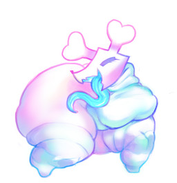 2_horns armless big_breasts big_butt blue_clothing blue_footwear blue_socks blue_sweater blue_tongue blue_topwear breasts butt clothed clothing crouching curvy_figure dwarfism eyelashes eyes_closed female footwear horn huge_butt huge_hips huge_thighs hyper hyper_butt hyper_hips hyper_thighs legwear long_tongue not_furry open_mouth shortstack shortstack_female simple_background socks solo sweater thick_thighs thigh_highs tongue topwear voluptuous white_background wide_hips voidcatart deltarune undertale_(series) darkner digital_creature humanoid virovirokun 2023 digital_media_(artwork)