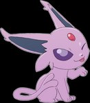 ambiguous_gender feral fur looking_at_viewer paws purple_body purple_fur simple_background sitting solo tongue tongue_out transparent_background furyraptor23 nintendo pokemon eeveelution espeon generation_2_pokemon pokemon_(species) alpha_channel hi_res