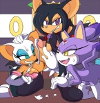 anthro areola bat big_breasts blaze_the_cat blush breasts cat cloudz cock_worship crown cum dildo drooling erect_nipples erection feline female glans group group_sex handjob horny humanoid_penis hyper hyper_penis male mammal nipples open_mouth penis precum rouge_the_bat saliva sega sex sex_toy sonic_(series) straight threesome throne
Rating: Explicit
Score: 8
User: Robinebra
Date: June 29, 2013