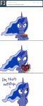 blue_body blue_eyes blue_fur blue_hair chips_(food) eating female food fur hair horn majora's_mask_(item) mask solo spilling wings unknown_artist doritos friendship_is_magic frito-lay hasbro majora's_mask my_little_pony mythology nintendo the_legend_of_zelda princess_luna_(mlp) equid equine mammal mythological_creature mythological_equine winged_unicorn 2014 crossover hi_res