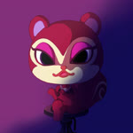 :3 animated_emanata anthro bar_emanata chibi clothed clothing emanata female flashing flashing_pussy genitals jewelry laugh leg_cross leg_over_thigh leg_switch looking_at_viewer makeup necklace pussy sitting smug snickering solo swirl_pattern upskirt simski animal_crossing basic_instinct nintendo pecan_(animal_crossing) mammal rodent sciurid tree_squirrel 1:1 animated hi_res no_sound short_playtime webm