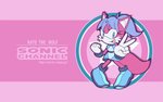 abstract_background alternative_fashion anthro blue_eyes blue_hair clothing cyberpop dress female footwear fur gesture gloves hair hand_gesture handwear j-fashion pink_body pink_fur ponytail shoes solo text thin_calves thin_legs thin_thighs v_sign y2k_(graphic_design) milk-addicc sega sonic_channel sonic_the_hedgehog_(series) fan_character kate_the_wolf canid canine canis mammal wolf 16:10 character_name digital_media_(artwork) hi_res url widescreen trans_(lore) trans_woman_(lore)