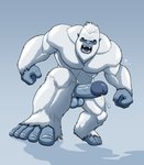 5_fingers 5_toes angry anthro arm_tuft aroused balls beard biceps big_biceps big_deltoids big_forearm_muscles big_muscles big_pecs big_penis biped blue_background blue_balls blue_body blue_ears blue_glans blue_penis blue_skin blue_tongue bodily_fluids broad_shoulders crotch_tuft deltoids dripping empty_eyes erection facial_hair fangs featureless_chest feet fingernails fingers fist forearm_muscles foreskin front_view fur genital_fluids genitals glans hair huge_deltoids huge_forearm_muscles huge_muscles humanoid_ears humanoid_genitalia humanoid_hands humanoid_penis leaking_precum light light_beard light_body light_facial_hair light_fur looking_at_viewer male manly mature_anthro mature_male multicolored_body muscular muscular_anthro muscular_arms muscular_male muscular_thighs nails nude nude_anthro nude_male open_mouth pecs penis plantigrade pose precum precum_drip precum_string pubes quads retracted_foreskin shadow sharp_teeth shoulder_tuft simple_background solo standing teeth thick_neck thick_penis toenails toes tongue trapezius triceps tuft two_tone_body vein veiny_penis white_beard white_body white_facial_hair white_fur white_hair white_pubes white_tuft jade_monstruo cryptid hybrid mammal monster primate sasquatch yeti 2025 cel_shading dated digital_drawing_(artwork) digital_media_(artwork) full-length_portrait hi_res lighting portrait shaded signature simple_shading