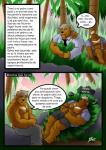 anthro bear blood bodily_fluids bongo_(dad) brown_body brown_fur clothed clothing comic dialogue duo father_(lore) father_and_child_(lore) father_and_son_(lore) fur hair hi_res kyllo_(son) male mammal muscular muscular_anthro muscular_male nipples outside parent_(lore) parent_and_child_(lore) parent_and_son_(lore) pecs son_(lore) spanish_text speech_bubble tears text topless torn_clothing translated yasser