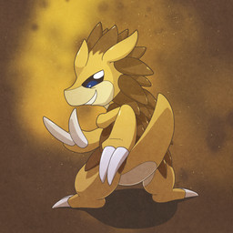 anthro butt butt_focus claws feral long_claws looking_at_viewer looking_back looking_back_at_viewer multicolored_body smile solo spikes spikes_(anatomy) tail toothy_smile two_tone_body yellow_body argon_vile nintendo pokemon generation_1_pokemon pokemon_(species) sandslash 1:1 hi_res