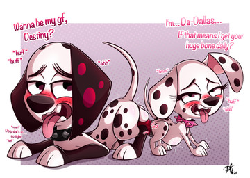 abdominal_bulge alternative_fashion animal_genitalia animal_penis big_penis black_collar black_ears black_nose black_spots blush blush_lines bodily_fluids canine_genitalia canine_penis collar dirty_talk duo ejaculation erection female feral feral_on_feral feral_penetrated floppy_ears fur genital_fluids genitals huge_penis leg_markings looking_pleasured male male/female markings penetration penis pink_collar pink_spots punk sex socks_(marking) spiked_collar spikes spots text tongue tongue_out toony vaginal vaginal_fluids vaginal_penetration white_body white_fur young young_on_young pkbr4insh0ck_(artist) 101_dalmatian_street 101_dalmatians disney dallas_(101_dalmatians) danny_(101_dalmatian_street) dylan_(101_dalmatians) triple_d_(101_dalmatians) canid canine canis dalmatian domestic_dog mammal absurd_res english_text hi_res brother_(lore) brother_and_sister_(lore) incest_(lore) sibling_(lore) sister_(lore)