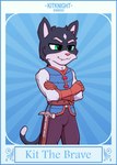 anthro clothed clothing hammer male melee_weapon solo tools weapon bnbigus kitknight domestic_cat felid feline felis mammal digital_drawing_(artwork) digital_media_(artwork) hi_res