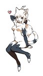 <3 boots breasts cat elbow_gloves feline female fur gloves plain_background red_eyes solo white_background white_fur wkar
Rating: Questionable
Score: 20
User: DragonRanger
Date: December 28, 2013