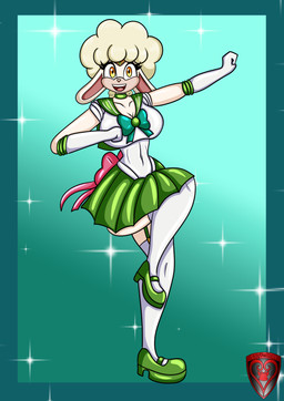 anthro armwear asian_clothing clothed clothing east_asian_clothing elbow_gloves female gloves handwear japanese_clothing japanese_school_uniform sailor_moon_(style) sailor_moon_costume sailor_uniform school_uniform serafuku smile solo uniform whimsyy3 ladyfoxheart sailor_moon_(series) sailor_senshi bovid caprine mammal sheep absurd_res hi_res trans_(lore) trans_woman_(lore)