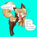 3_toes anthro bent_over bent_over_with_legs_held_straight big_eyes big_tail biped blonde_hair blue_background blush brown_body brown_fur brown_nose cheek_tuft chest_tuft cyan_background dark_body dark_fur daww dialogue dipstick_tail eyelashes facial_tuft fangs feet female female_anthro fluffy fluffy_tail fur gloves_(marking) green_background hair humor leaning leaning_forward leg_markings light_body light_fur long_hair long_tail looking_at_viewer markings meta multicolored_body multicolored_fur multicolored_tail nude open_mouth pale_fur raised_tail simple_background socks_(marking) solo speech_bubble standing tail tail_markings talking_to_viewer tan_body tan_fur teeth text toes tuft white_body white_fur wide_eyed conditional_dnp fiddleafox averi_(fiddleafox) canid canine fox mammal red_fox true_fox 2020 english_text hi_res