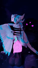 2_penises 3_eyes 4_ears anal animal_genitalia animal_penis blue_body blue_eyes blue_feathers blue_fur bodily_fluids claws cum duo feathered_wings feathers forced forced_anal fur genital_fluids genitals glowing glowing_eyes glowing_genitalia glowing_penis hemipenes holding_another living_condom looking_pleasured male male/male multi_ear multi_eye multi_genitalia multi_penis night open_mouth ovipositor penetration penile penile_penetration penis purple_eyes sex size_difference using_another_as_object white_body white_feathers white_fur wings quill_avali_ad dauntless quill_feathertail shrowd avali avian behemoth_(dauntless) 3d_(artwork) 3d_animation animated blender_(artwork) digital_media_(artwork) no_sound short_playtime webm