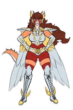 alternate_costume anthro big_breasts biped boots breasts brown_hair clothed clothed_anthro clothed_female clothing facial_horn fake_wings female footwear front_view hair hands_on_hips horn knee_boots knee_highs legwear long_hair looking_at_viewer mask non-mammal_breasts pose red_eyes shoes shoulder_pads simple_background solo spiked_tail spikes spikes_(anatomy) standing superhero_costume tail white_background bigboitony goodbye_volcano_high ko_op_(game_developer) rosa_(gvh) aquilops ceratopsian dinosaur marginocephalian ornithischian prehistoric_species reptile scalie 2:3 absurd_res colored full-length_portrait hi_res portrait