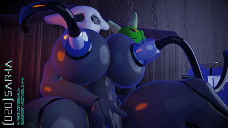 blue_body blue_eyes bodily_fluids bone breast_milking dairy_products female fingering food lactating machine maro(020_sar-ia) masturbation milk milking_machine plushie skeleton solo sound_effects thick_thighs white_face 020_sar-ia sound_warning opennsfwsp_(sfx) arthropod humanoid insect 16:9 animated hi_res short_playtime sound video widescreen