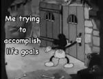 1933 20th_century 2d_animation ancient_art animated anthro bone clothing container disney door english_text film_scenes fleischer_style_toon gloves grandfathered_content greyscale handwear humor jar loop low_res male mammal meme mickey_mouse monochrome mouse murid murine opening_door recursive_object rodent short_playtime solo text the_truth toony unknown_artist