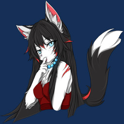 cheeky clothing dress fantasy female glowing magic pose solo teasing snowiefeather tsuki_(rhinyan) felid feline mammal alpha_channel bust_portrait digital_media_(artwork) half-length_portrait pinup portrait