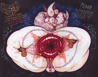 anal_piercing anus anus_focus balls big_anus big_butt butt butt_grab gaping genitals hand_on_butt horn huge_butt looking_back male perineum piercing pink_body pink_skin small_balls solo spikes spread_anus spread_cheeks spreading tattoo the_fedor_corpse humanoid imp hi_res