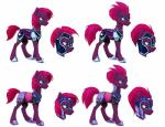 armor blue_eyes female feral horn simple_background solo white_background silfoe friendship_is_magic hasbro my_little_pony my_little_pony:_the_movie_(2017) mythology tempest_shadow_(mlp) equid equine mammal mythological_creature mythological_equine unicorn 2018 digital_media_(artwork) hi_res