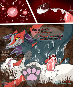 animal_genitalia animal_penis animal_vulva anthro anthro_on_feral anthro_penetrating anthro_penetrating_feral balls bestiality bestiality_impregnation bodily_fluids canine_genitalia canine_vulva cowgirl_position cum cum_in_uterus cum_in_vagina cum_inside cum_on_face dialogue dominant dominant_female dominant_feral duo ejaculation erection exhausted feline_genitalia feline_penis female female_feral female_on_top female_penetrated feral feral_on_top feral_penetrated from_front_position genital_fluids genitals impregnation internal internal_vaginal interspecies interspecies_impregnation looking_pleasured male male/female male_anthro male_penetrating male_penetrating_female multiple_ova on_bottom on_top ovum penetration penile penile_penetration penis sex sperm_cell text tongue tongue_out uterus vaginal vaginal_penetration vulva draw&nap league_of_legends riot_games tencent naafiri_(lol) zeke_(zekeofgods) canid canine canis domestic_dog felid feline mammal pantherine snow_leopard comic english_text hi_res