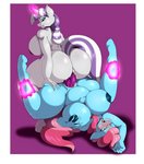 2021 anthro anthrofied ass_up big_breasts big_butt blue_body blue_eyes blush bodily_fluids breast_grab breasts butt clitoris conditional_dnp dildo double_dildo duo equid equine female female/female female_penetrated female_penetrating female_penetrating_female friendship_is_magic genital_fluids genitals grey_body hair hand_on_breast hasbro hi_res horn huge_breasts huge_butt leg_grab legs_up looking_at_another looking_back looking_pleasured lying magic mammal mature_anthro mature_female mrs._cake_(mlp) multicolored_hair my_little_pony mythological_creature mythological_equine mythology nipple_dip nipples nude on_back penetration pink_hair purple_background purple_eyes purple_hair pussy raised_tail restrained reverse_amazon_position sex sex_toy simple_background slightly_chubby spread_legs spreading suirano tail thick_thighs twilight_velvet_(mlp) two_tone_hair unicorn vaginal vaginal_fluids vaginal_penetration white_hair