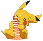 bestiality big_penis biped bodily_fluids censor_bar cum cum_on_body cum_on_face cum_on_penis cumshot disembodied_penis duo ejaculation erection feral feral_focus fur genital_fluids genitals holding_penis hug hugging_another hugging_penis humanoid_genitalia humanoid_penis ineffective_censorship interspecies male male/male one_eye_closed penis penis_between_hands pokephilia sex simple_background sitting solo_focus text white_background yellow_body yellow_fur dntks_4320 nintendo pokemon generation_1_pokemon pikachu pokemon_(species) 2023 artist_name censored digital_drawing_(artwork) digital_media_(artwork) watermark